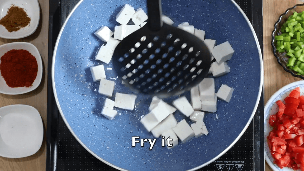 Paneer Kadhai step-1