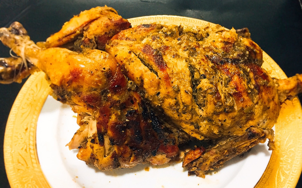 How To Make Arabic Roast Chicken - Arabic Roast Chicken Recipe | Tasted