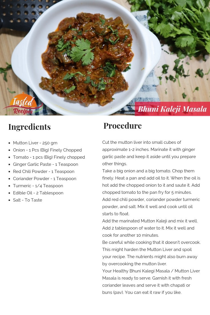 Bhuni Kaleji Masala