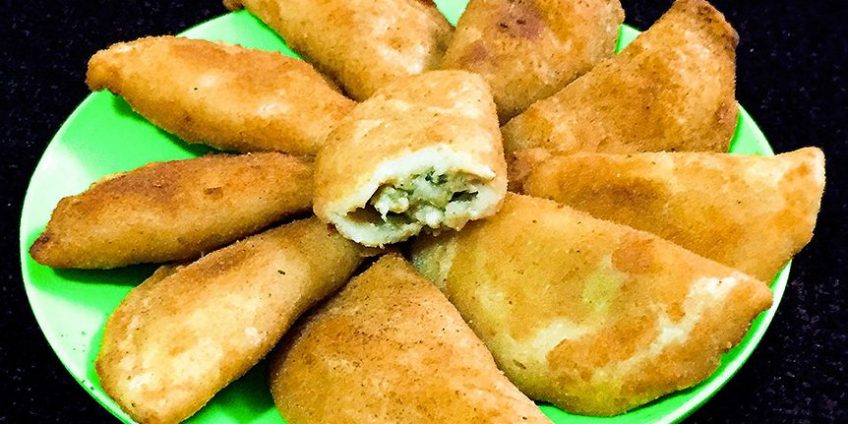 Cheesy Chicken Half Moons