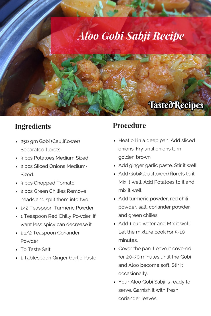 Aloo Gobi Sabji