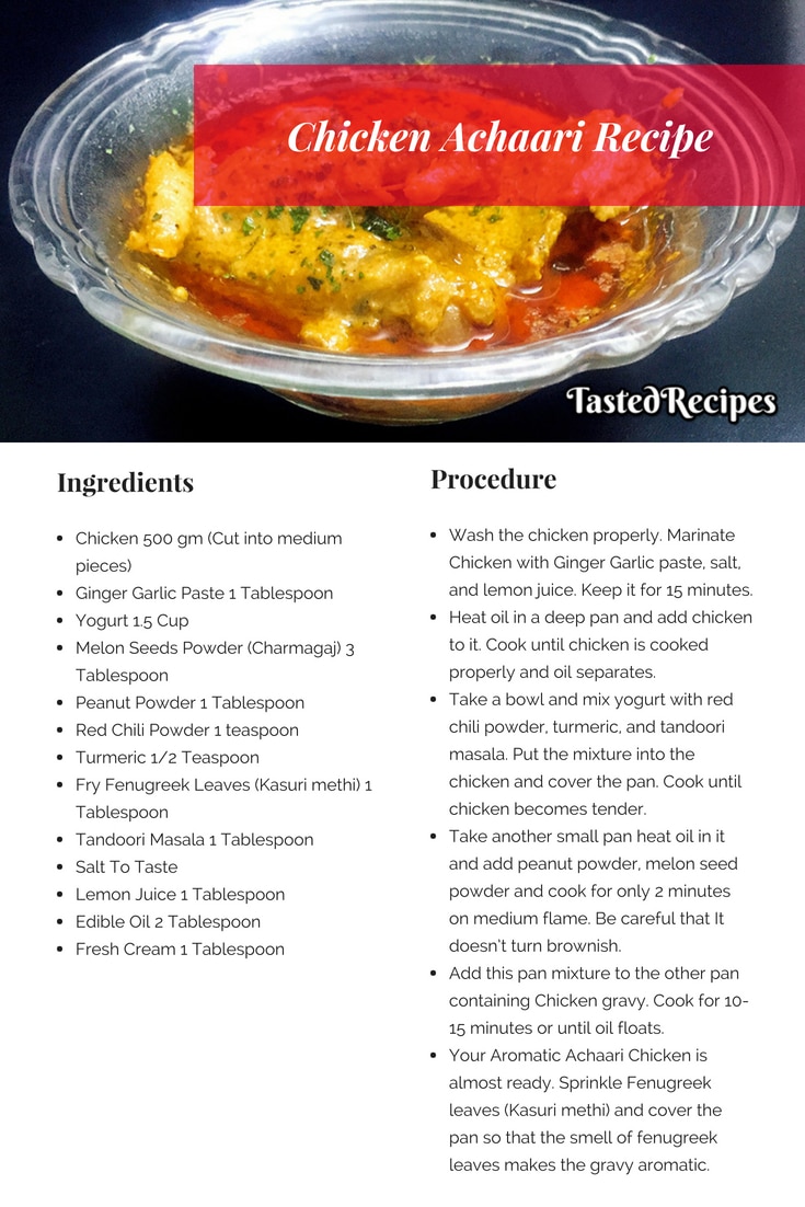 Chicken Achaari