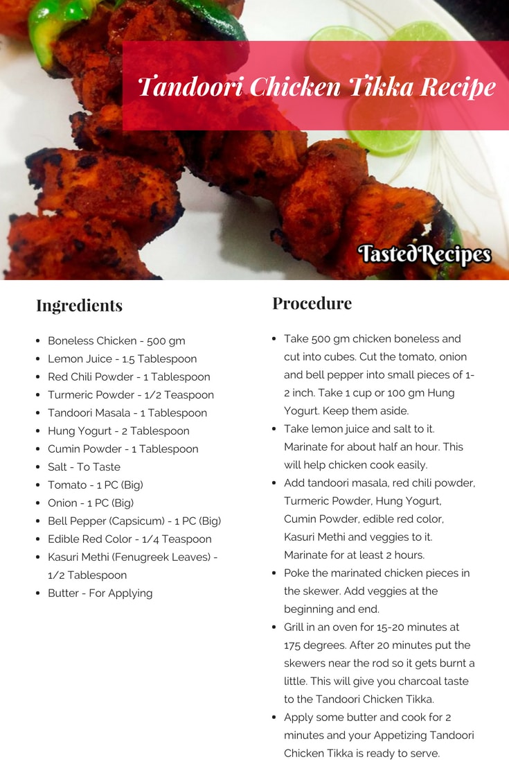 Tandoori Chicken Tikka