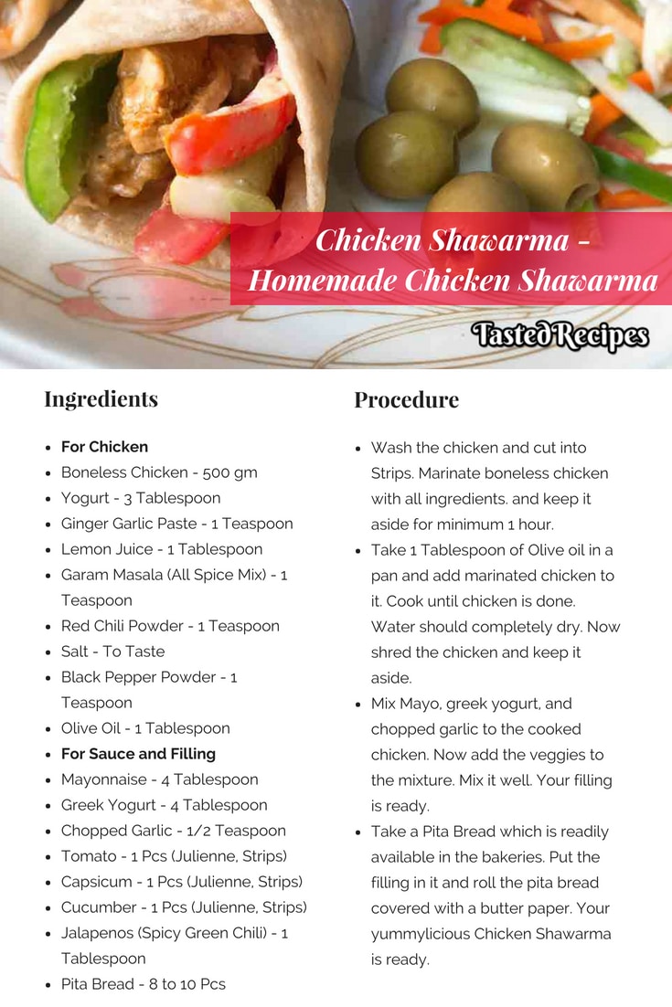 Chicken Shawarma