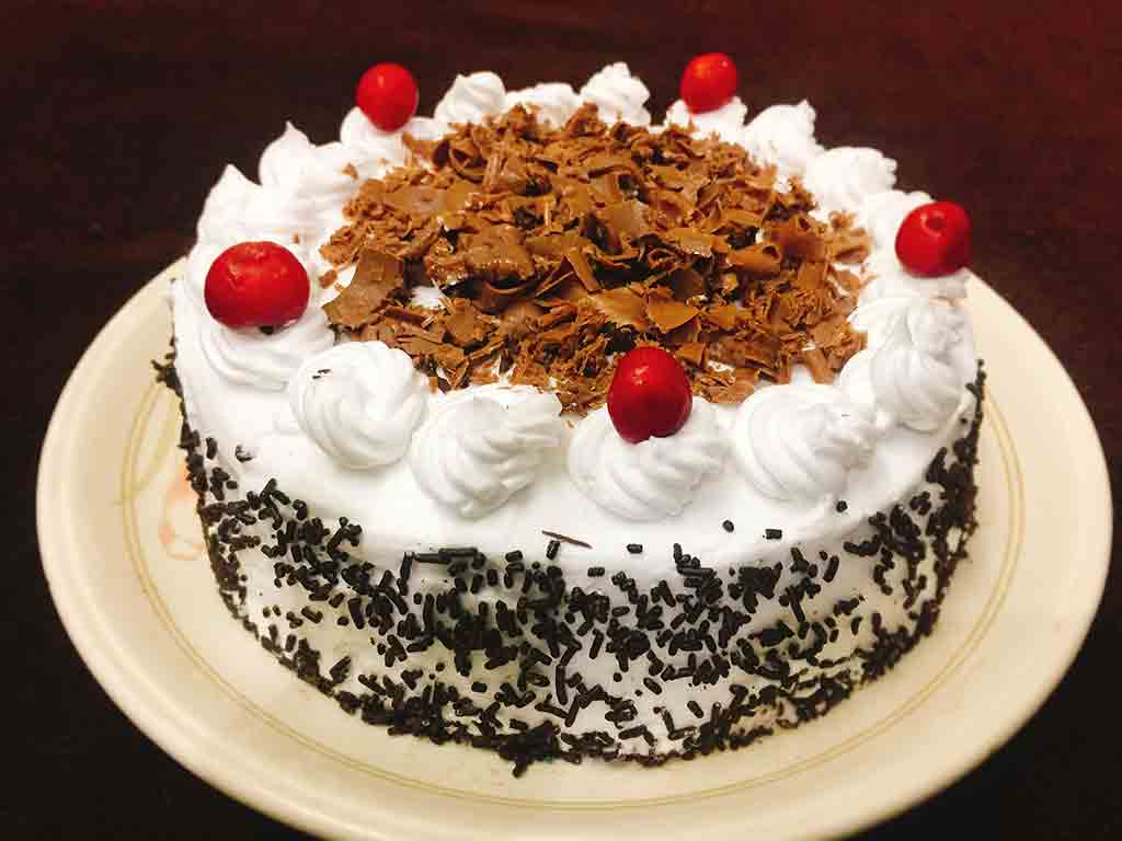 Boozy Chocolate Cherry Sundae Cake | The Rowdy Baker