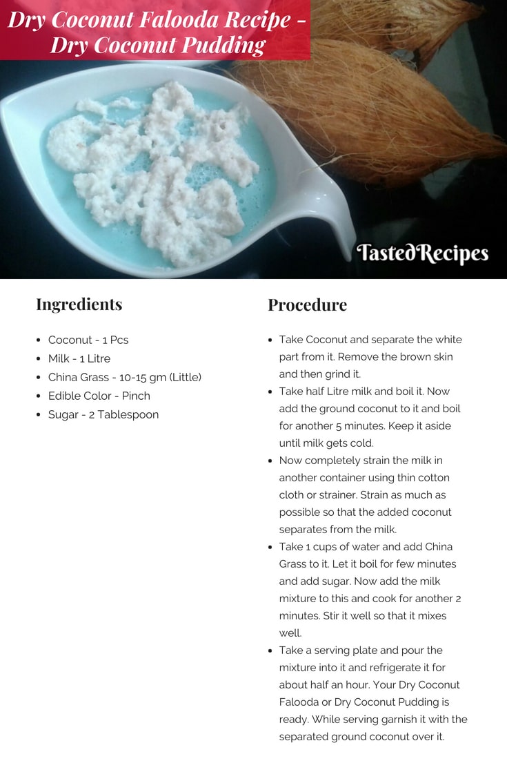 Dry Coconut Falooda