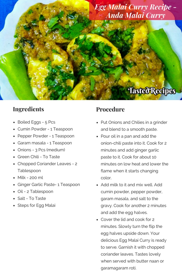 Egg Malai Curry
