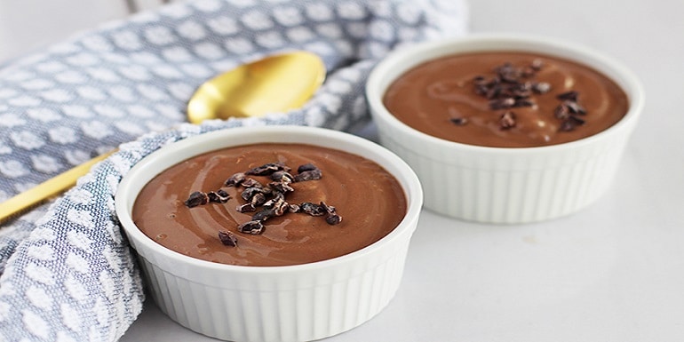 Mocha chocolate mousse with tofu recipe