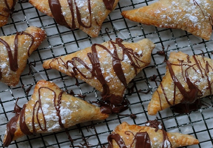Nutella cream cheese turnovers