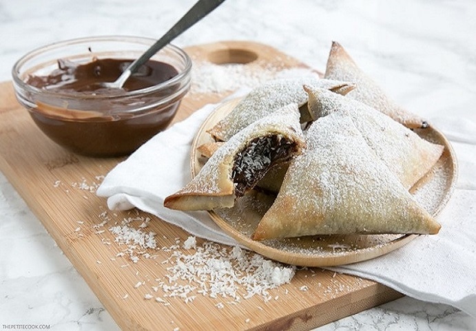 Nutella samosa