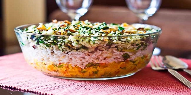 Three Layered Rice Recipe