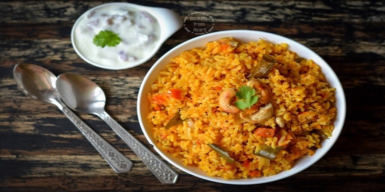 Tomato rice recipe