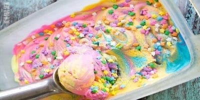 Unicorn ice cream