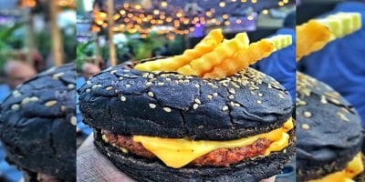 black lamb burger