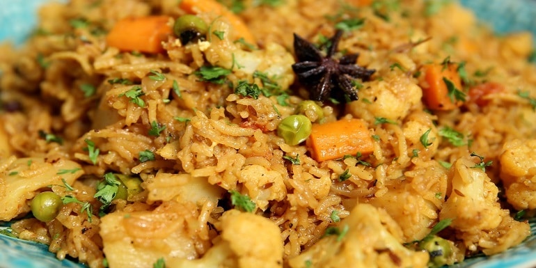 vegetable tehri recipe