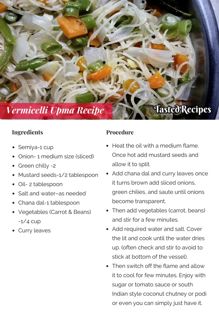 vermicelli upma
