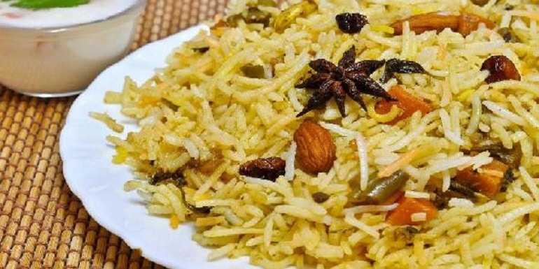 zafrani pulao recipe