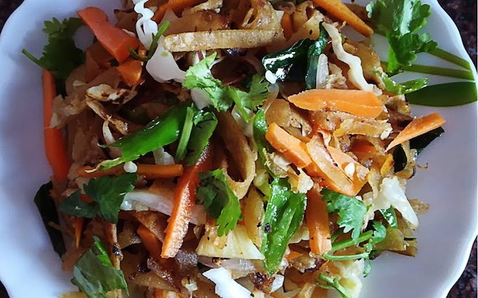 Chapati Ribbon Noodles Recipe 1