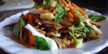 Chapati Ribbon Noodles Recipe