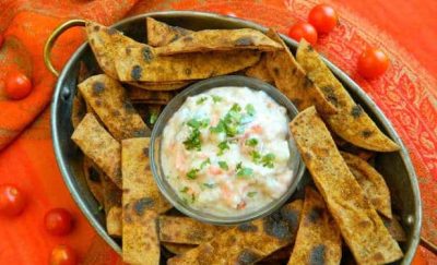 Leftover Chatpati Roti Chips