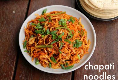 Leftover roti noodles
