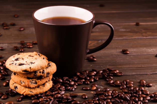 a cup of coffee