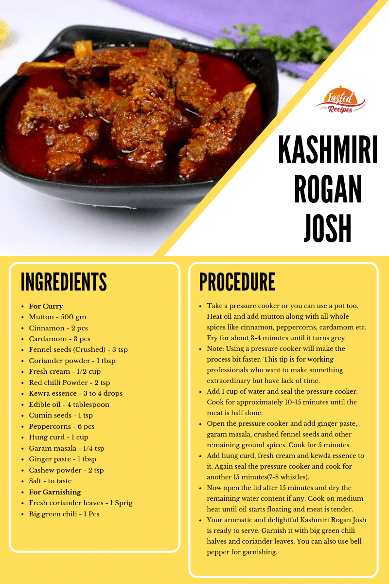 kashmiri rogan josh recipe card