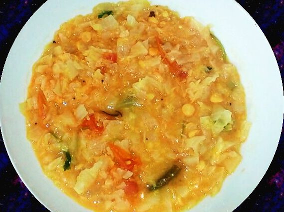 Cabbage kootu