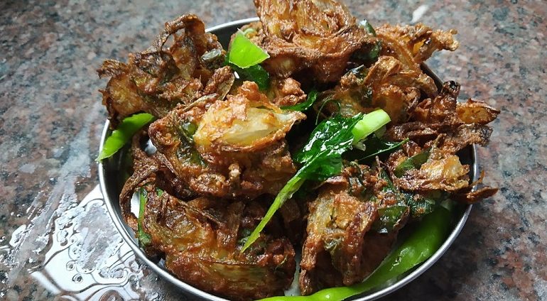 onion pakoda recipe