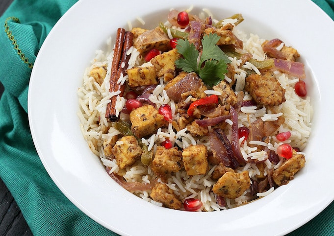 tempeh tikka pulao recipe