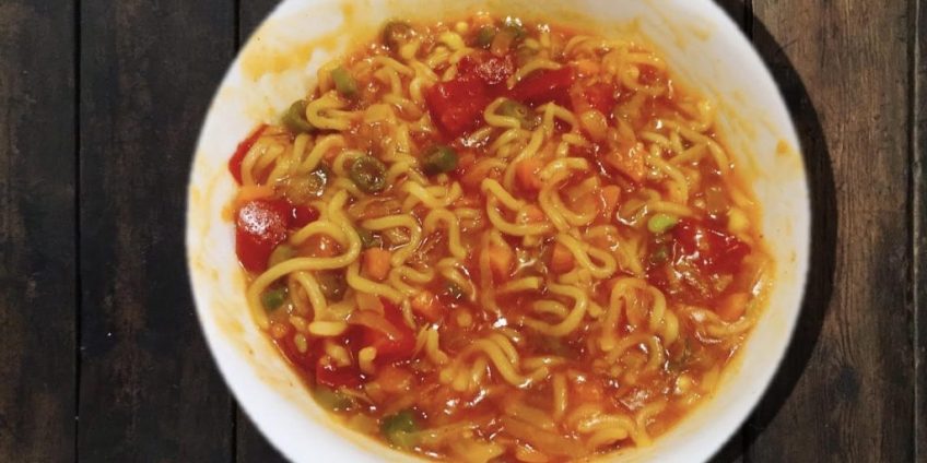 veg noodle soup