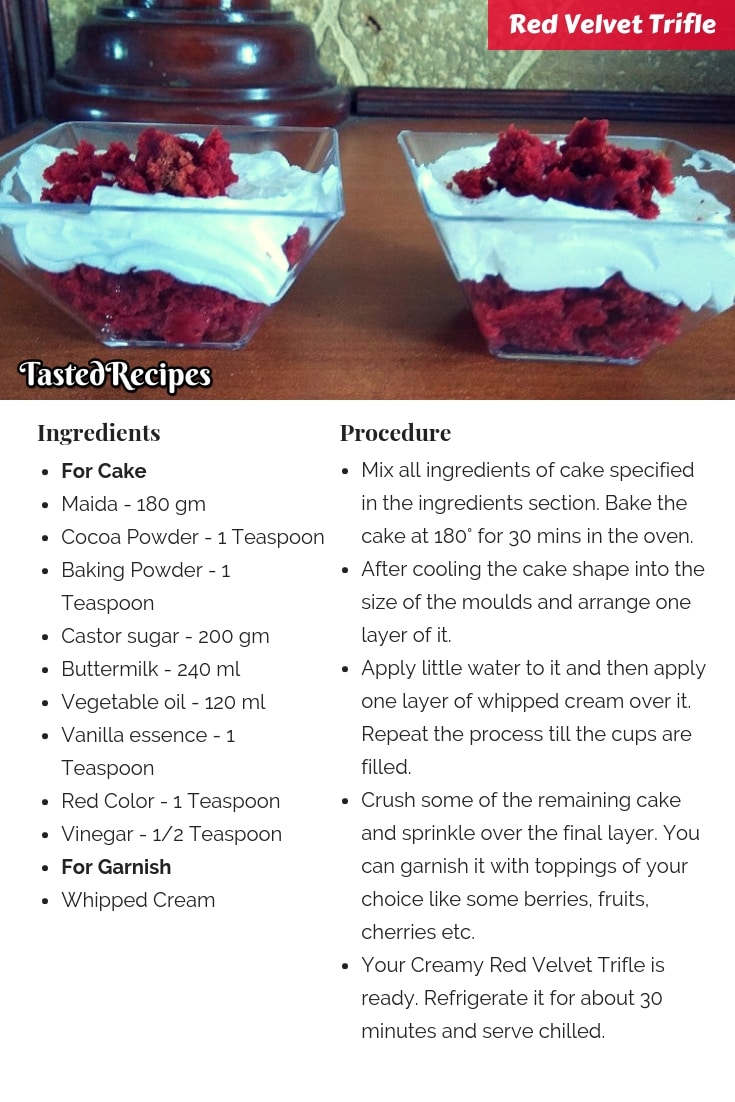 Red Velvet Trifle