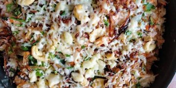 cream and curd rice