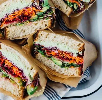 veg sandwiches