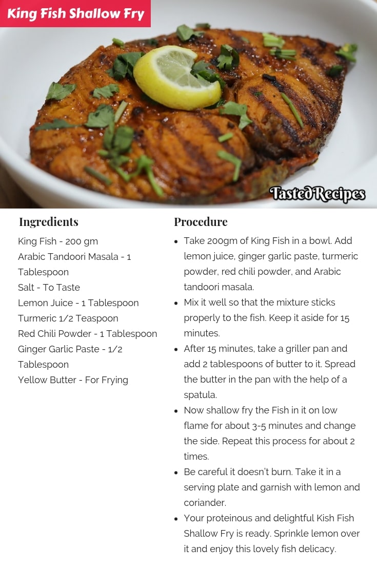 King Fish Shallow Fry