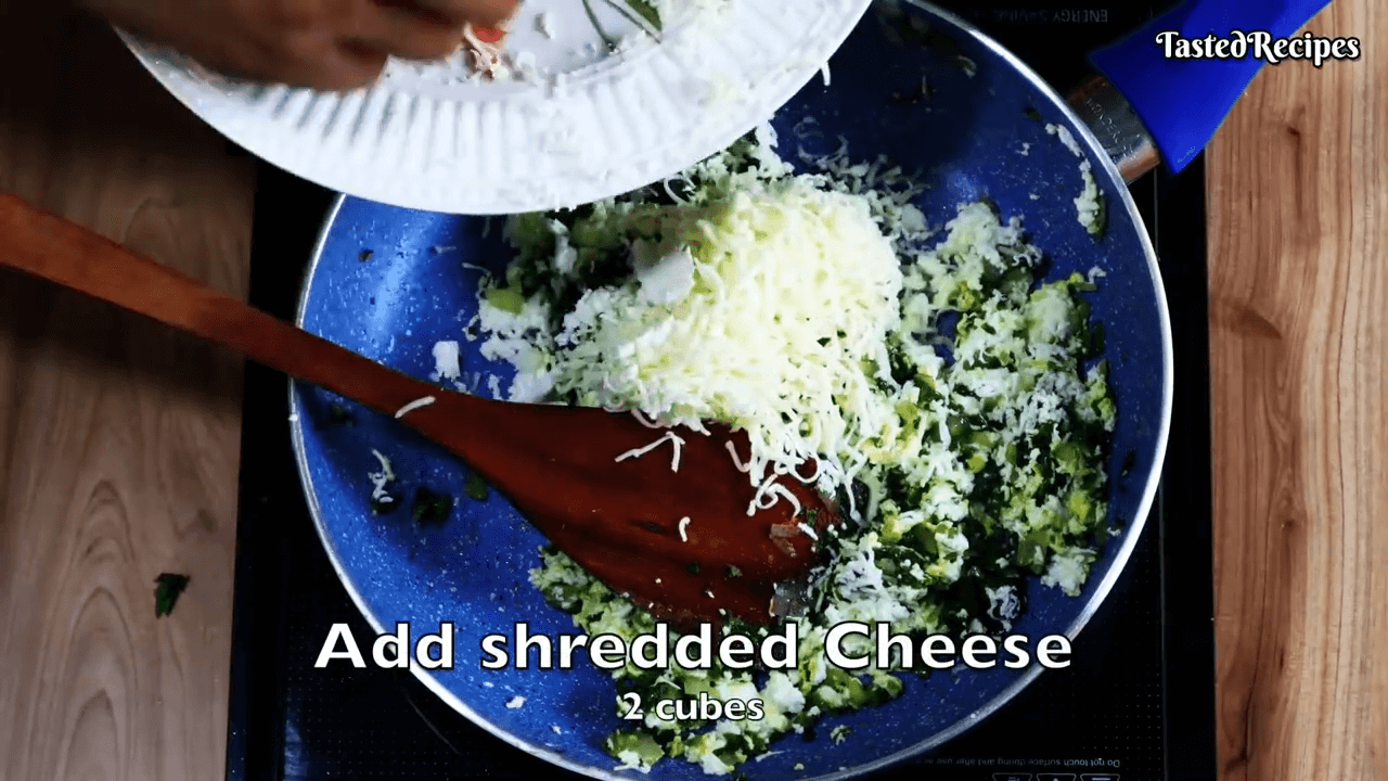 Palak Paneer Cheese Dosa step-3