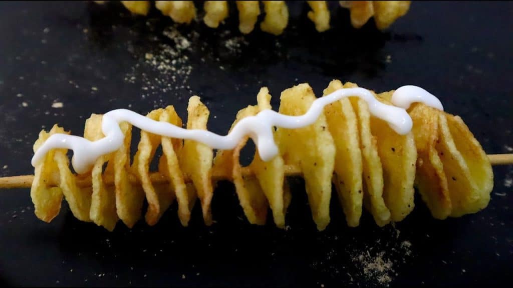 spiral cut potatoes