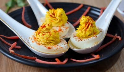 deviled eggs
