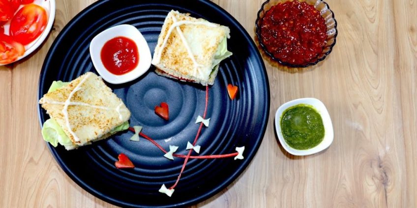No Cook Kite Sandwich Recipe - Uttarayan Special Recipe