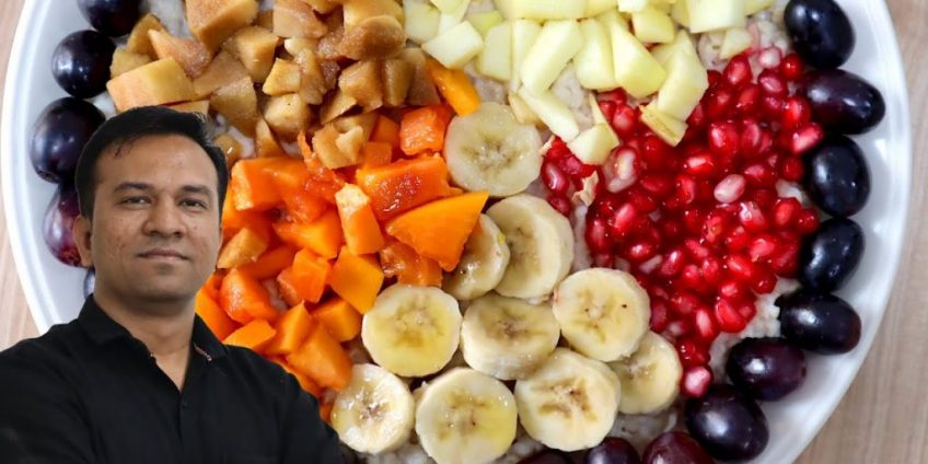 Oatmeal With Fruits For Breakfast