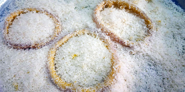 crispy onion rings