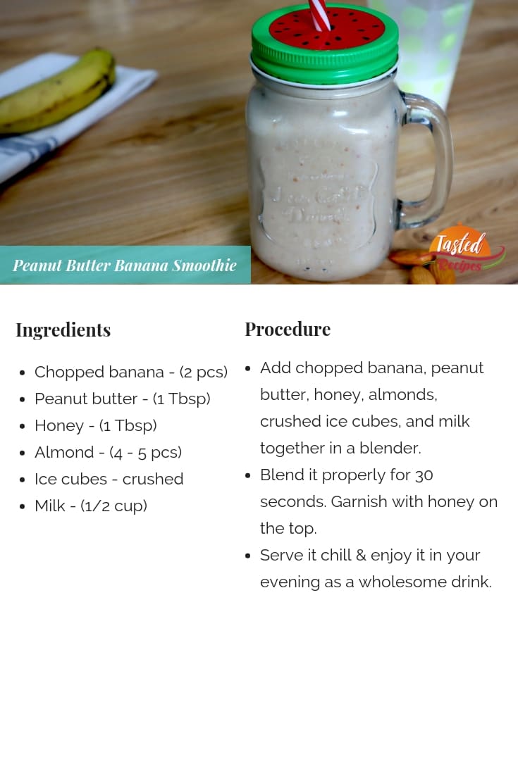 peanut butter banana smoothie