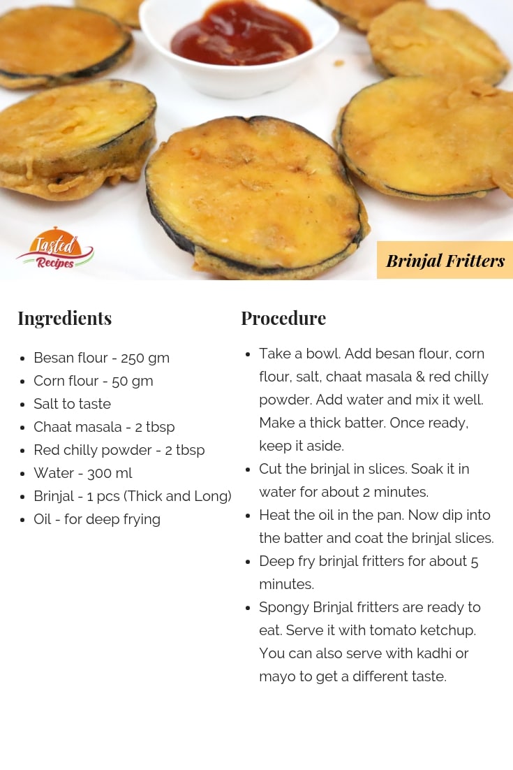 brinjal fritters