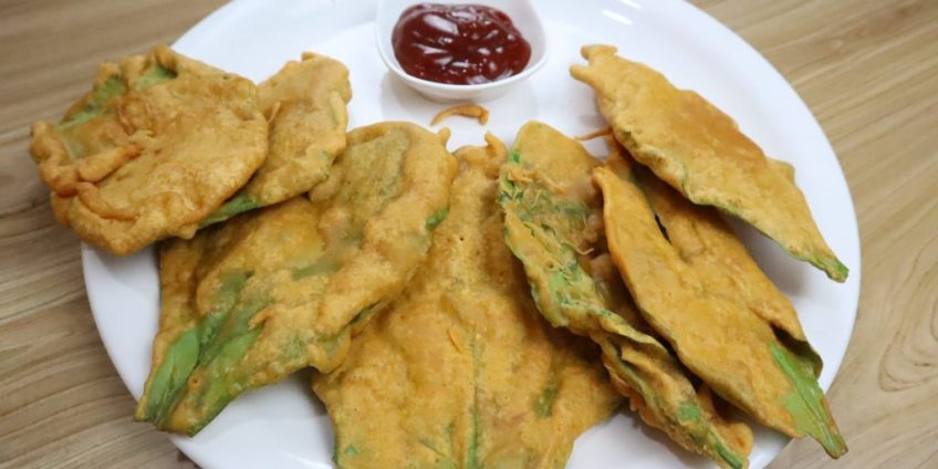 palak fritters