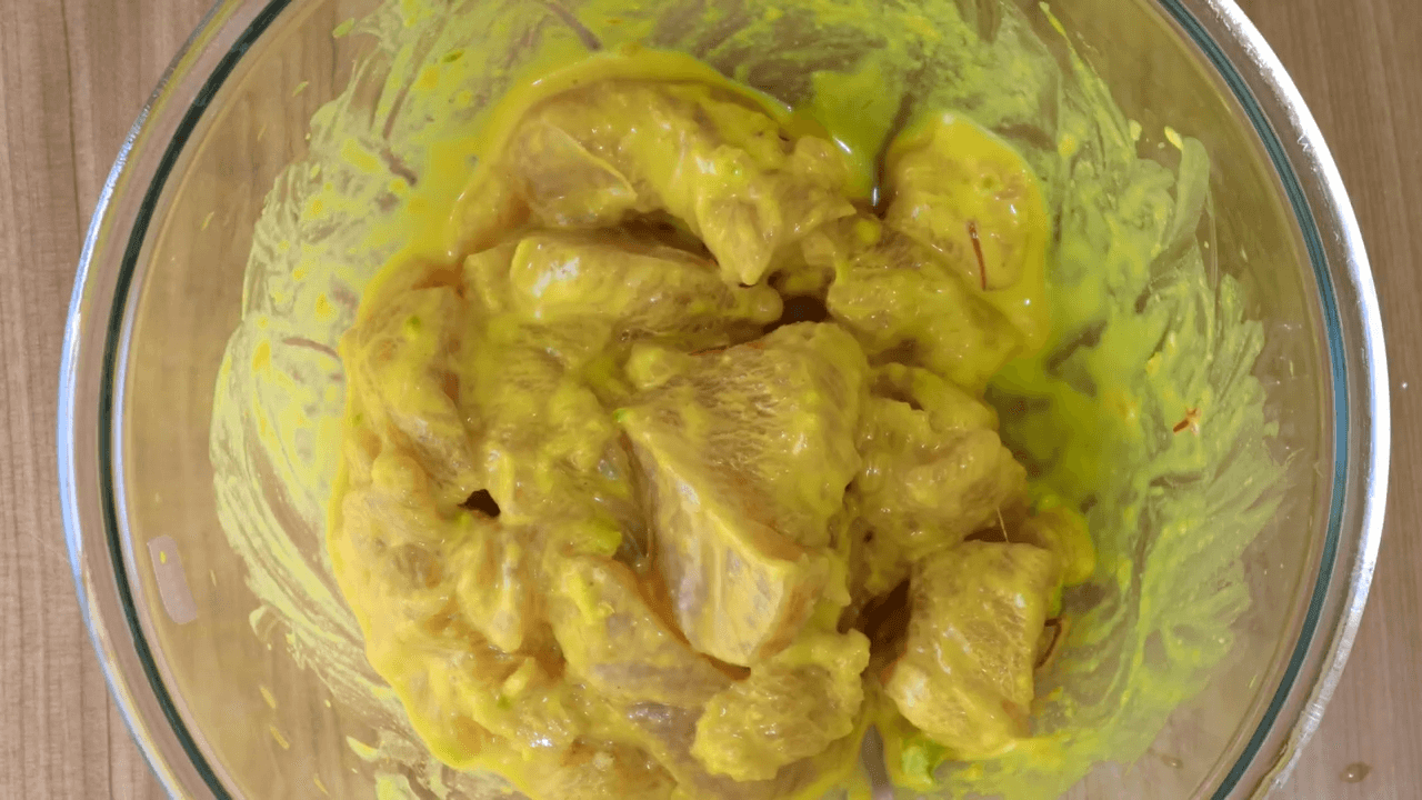 Saffron Chicken Tikka step-1