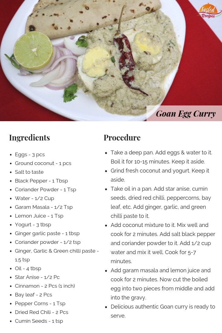 Goan egg curries