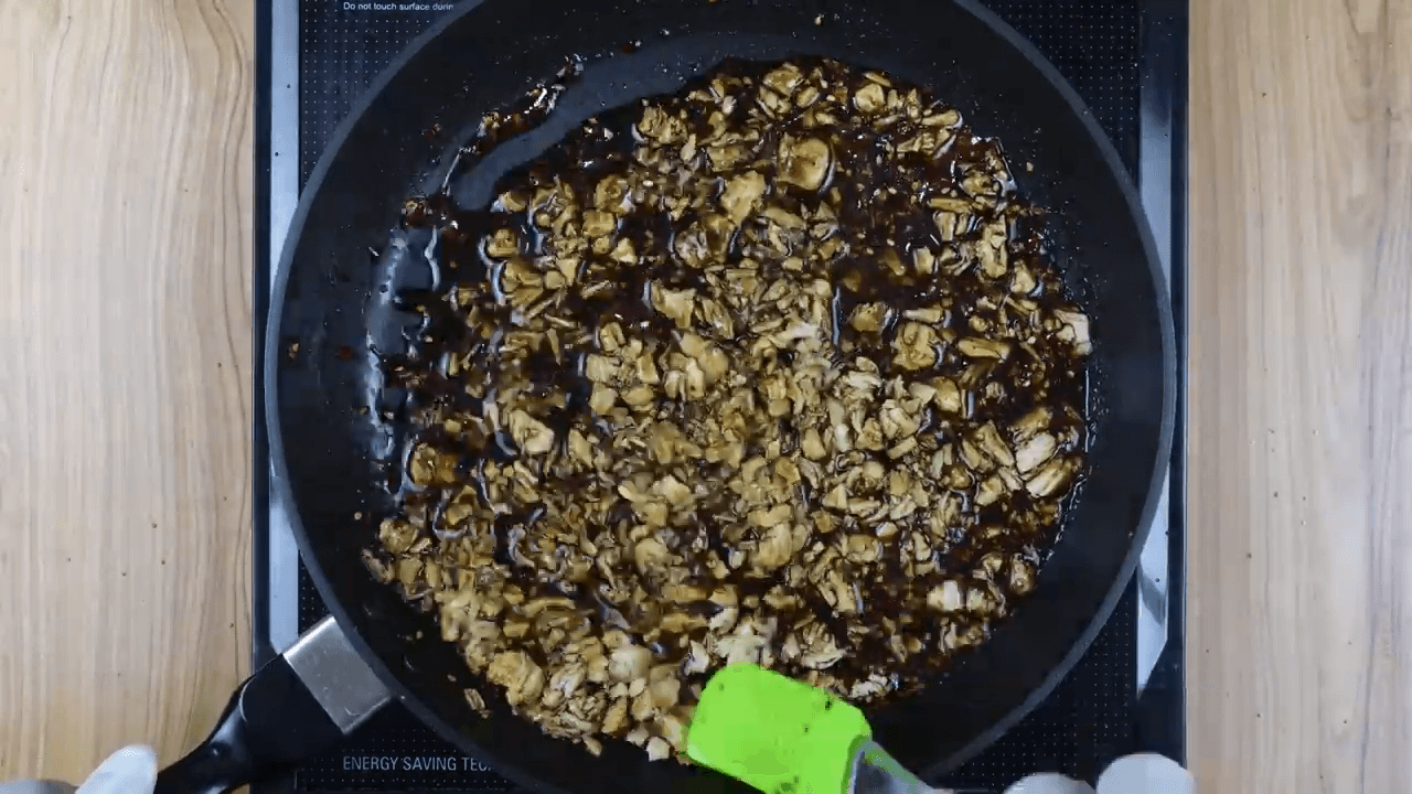 Chicken Teriyaki Open Toast step-1