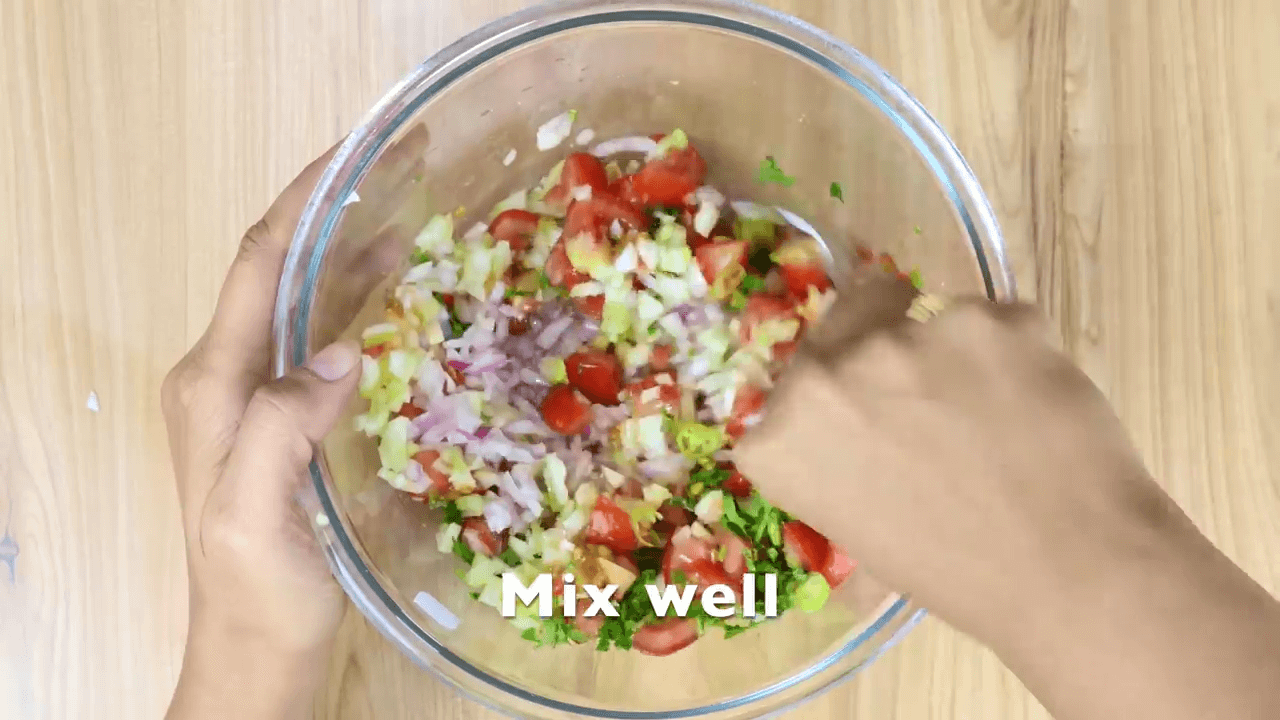 Indian Kachumber Salad step-1