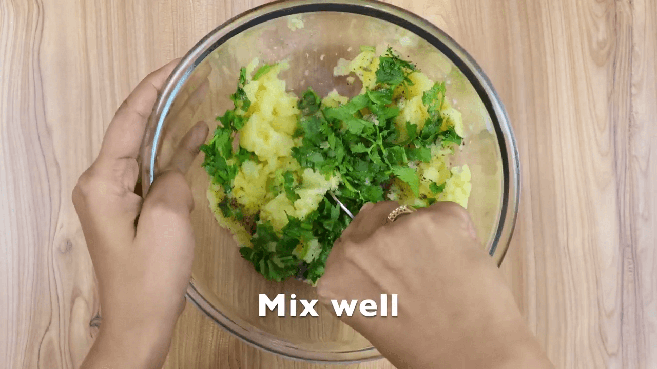 Mashed Potato Pomegranate Salad step-2