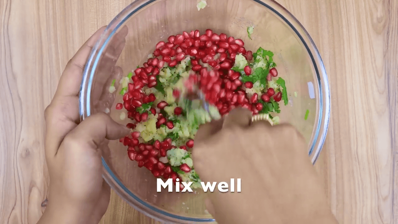 Mashed Potato Pomegranate Salad step-3